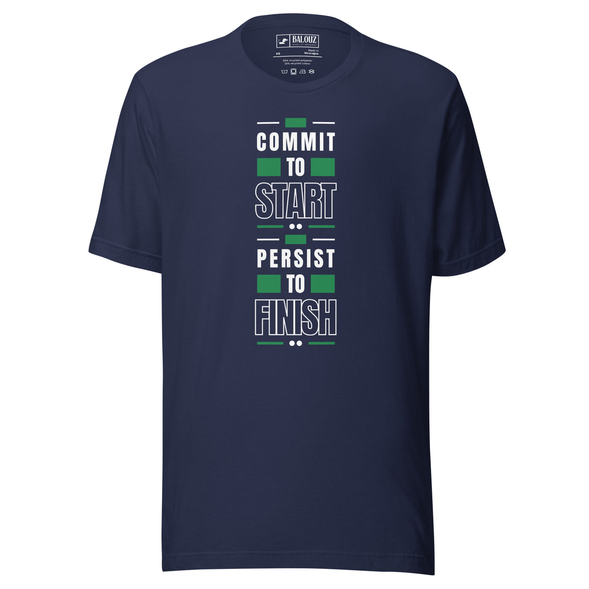 Commit to start, persist to finish